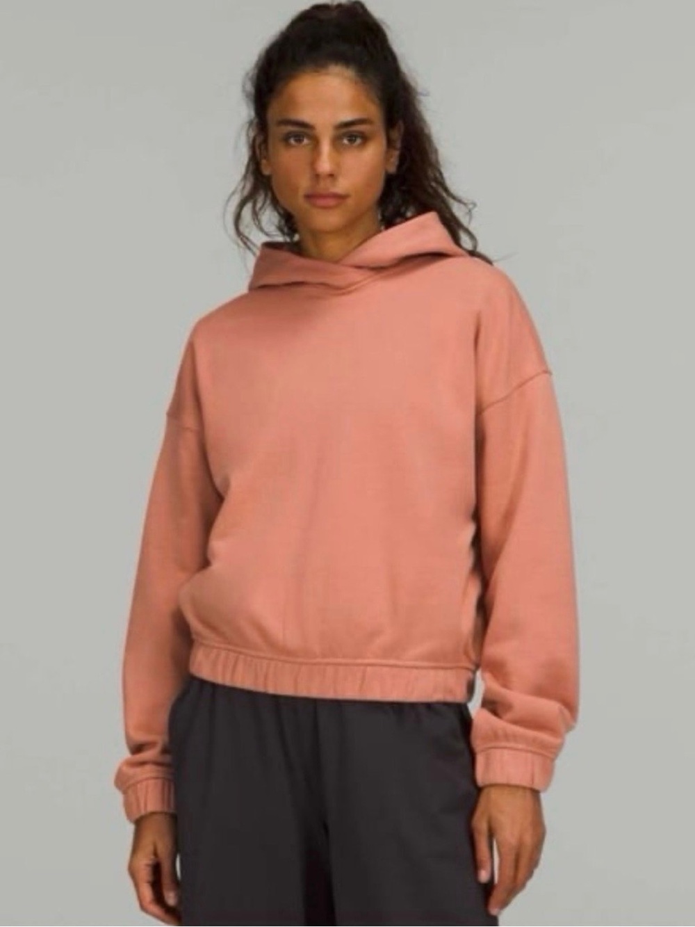 Lululemon Cropped Pullover Hoodie